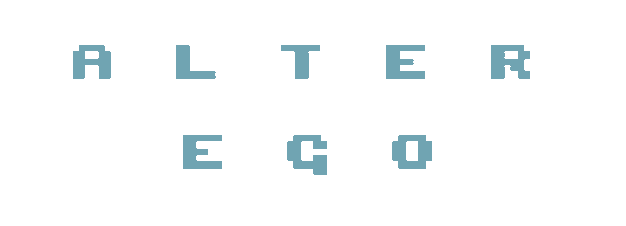 Alter Ego logo for Commodore 64